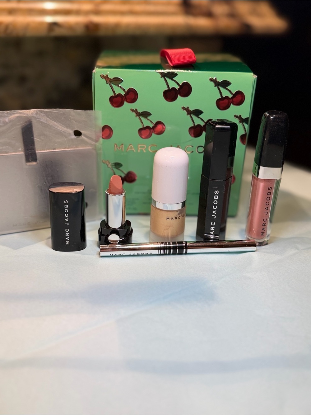 Marc Jacobs 6 pc Make up Bundle Set New in Box (Box says 3 pc, Sets Combined)